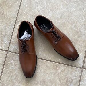Alfani Men's Brown Leather Dress Shoes